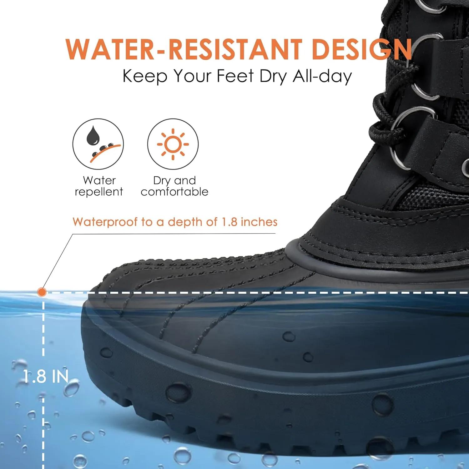 DREAM PAIRS Women's Snow Boots
