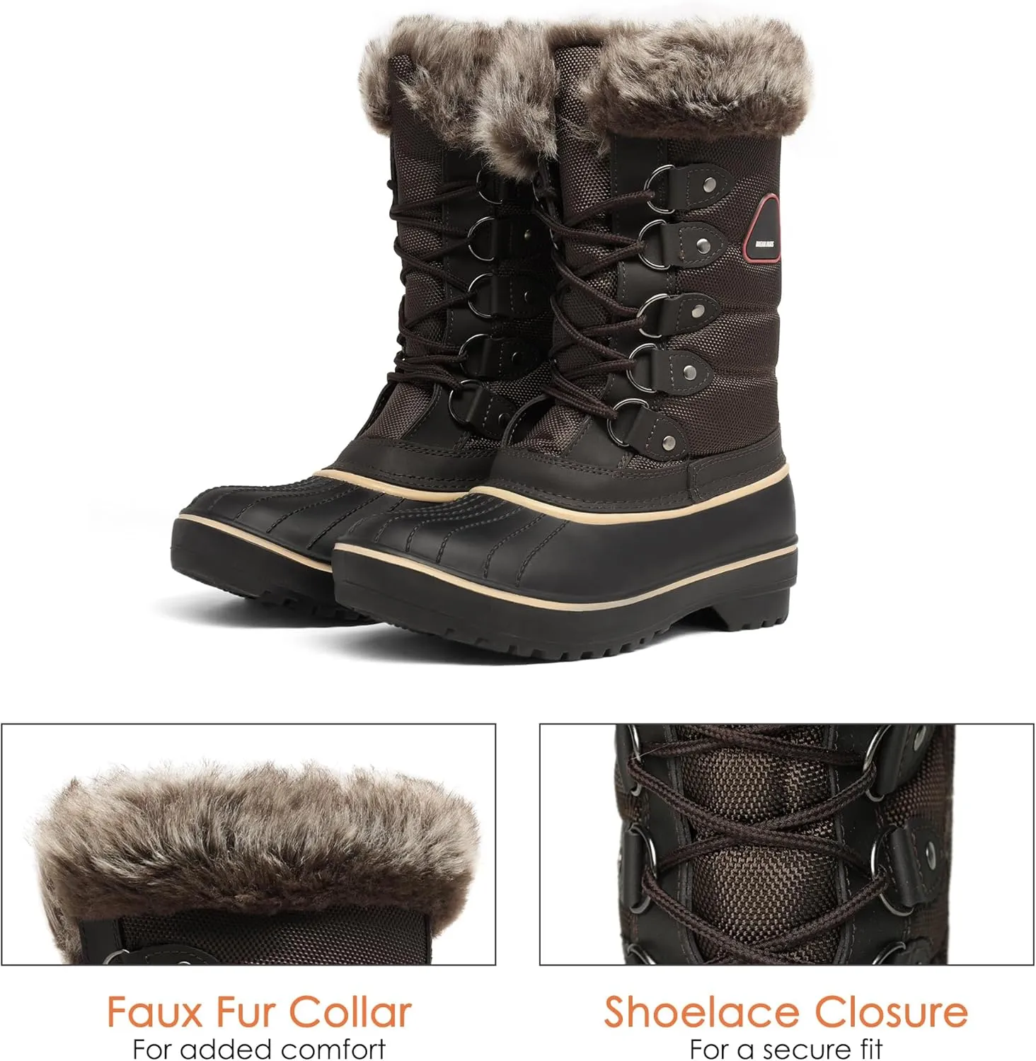 DREAM PAIRS Women's Snow Boots