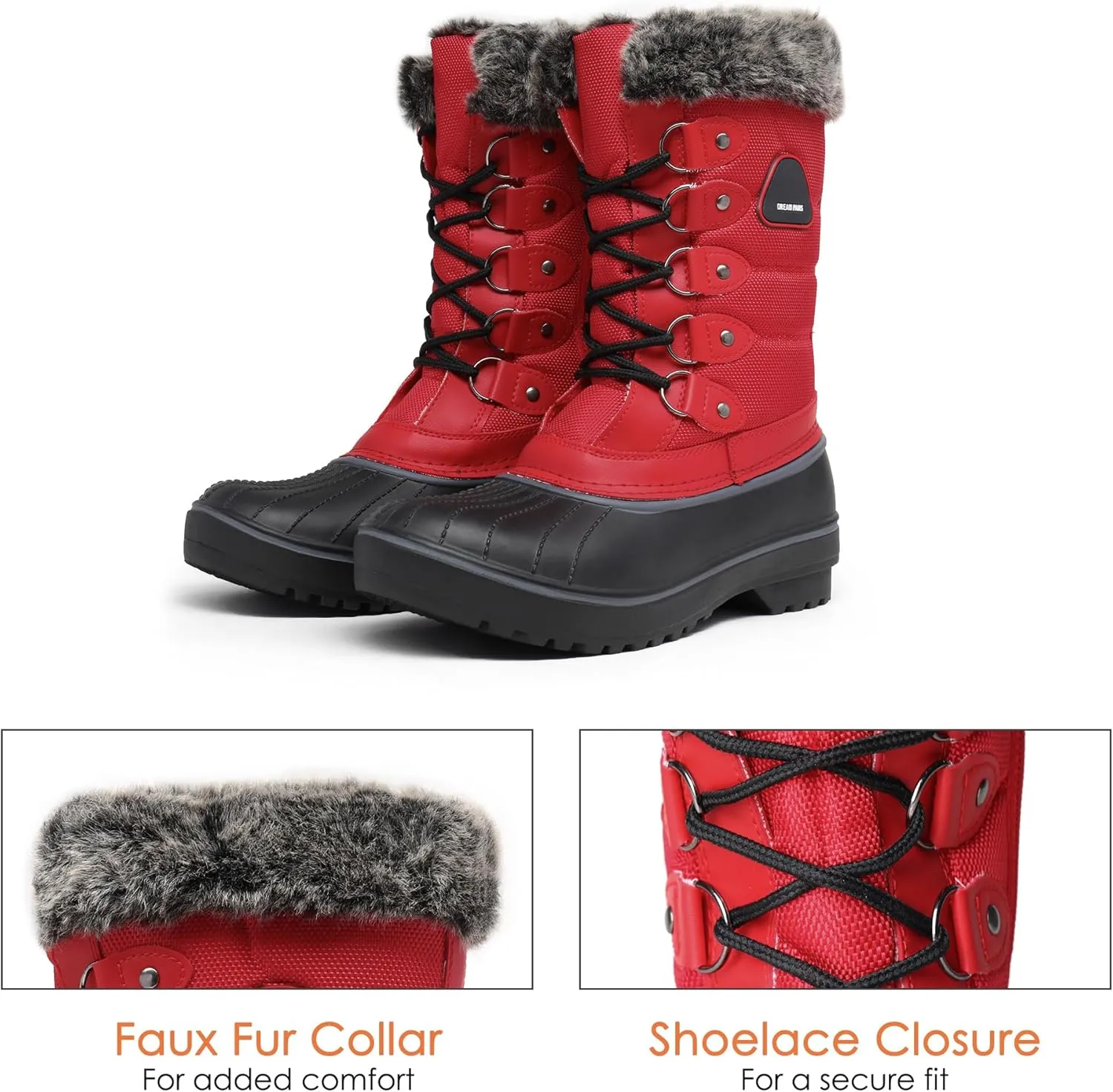 DREAM PAIRS Women's Snow Boots
