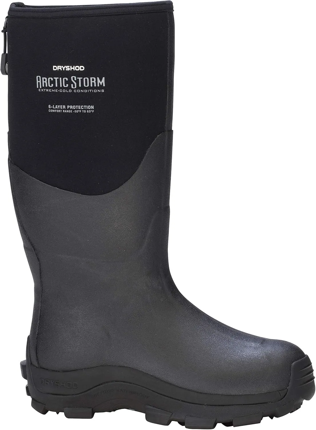 Dryshod Arctic Storm Hi Winter Boot - Men's, Black/Grey, ARS-MH-BK