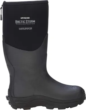 Dryshod Arctic Storm Hi Winter Boot - Men's, Black/Grey, ARS-MH-BK