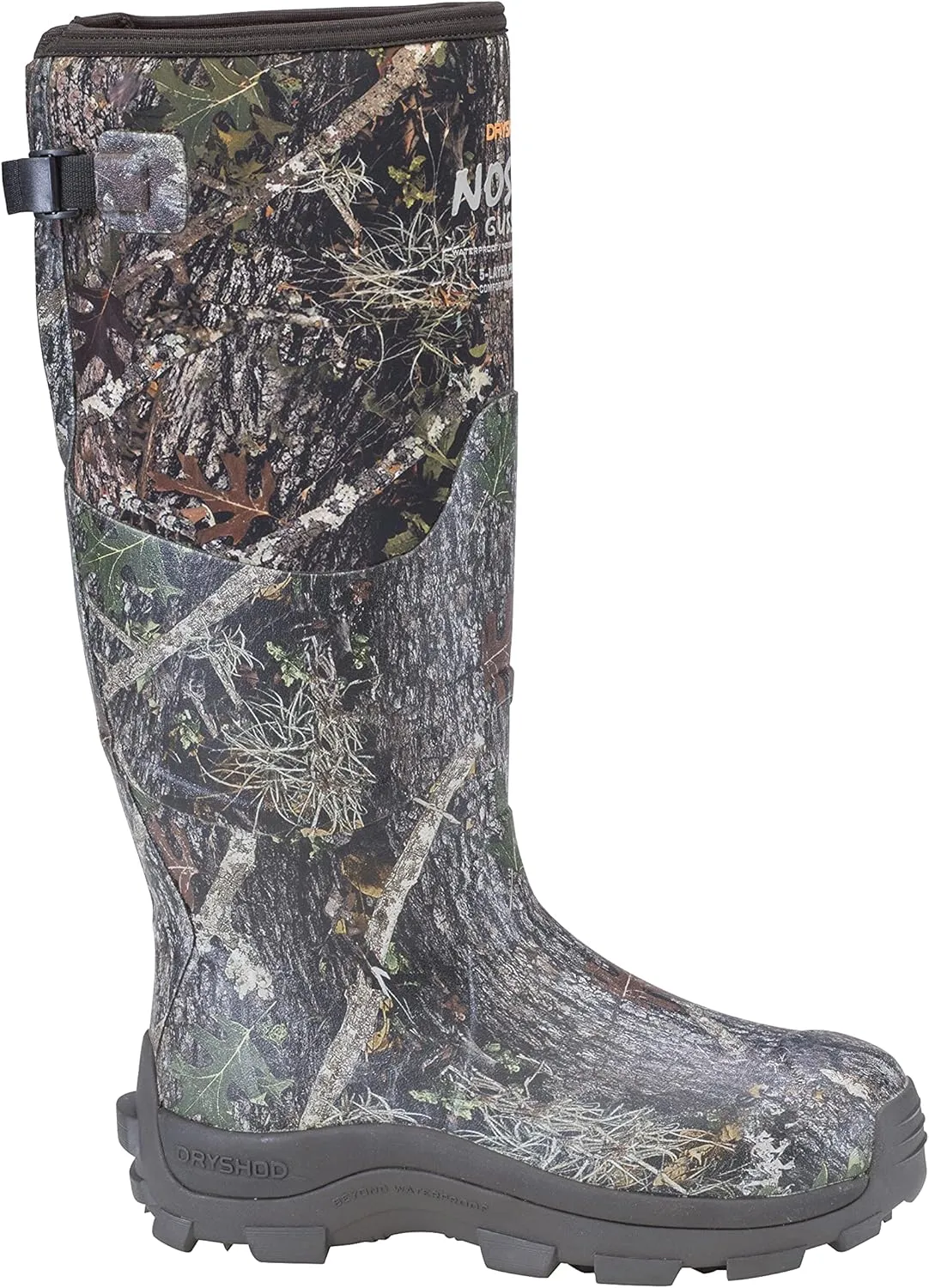 Dryshod Men's NoSho Gusset Rubber Hunting Boot | Insulated | Waterproof | Full Camo