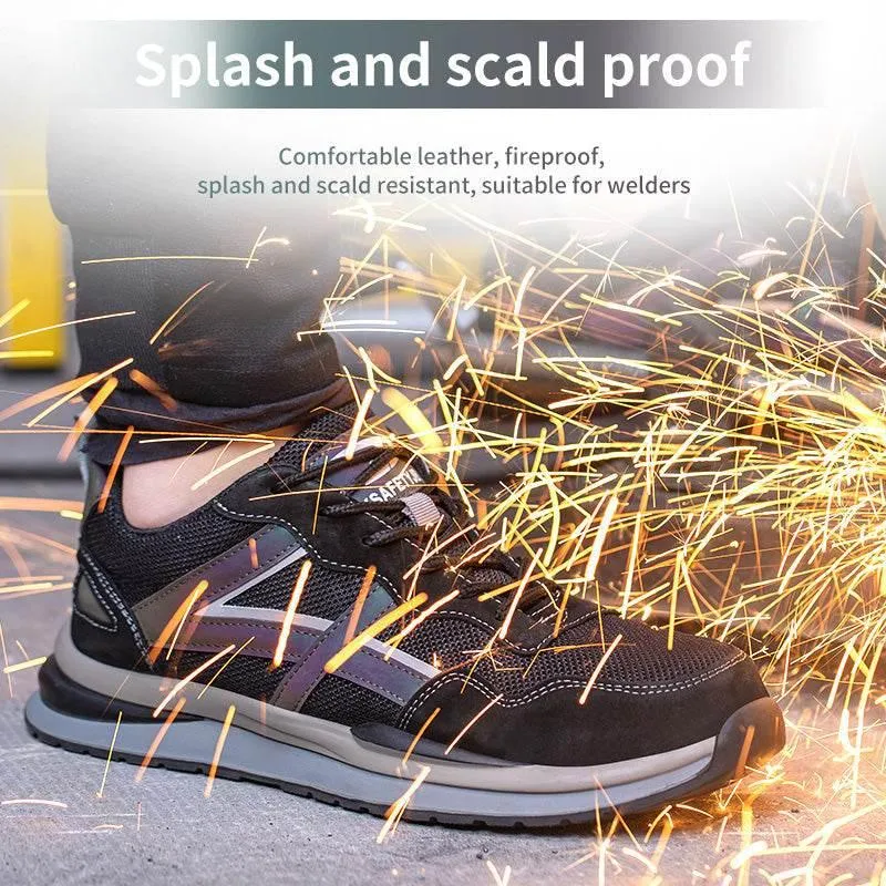 Durable Breathable Safety Shoes - All Season Work Footwear