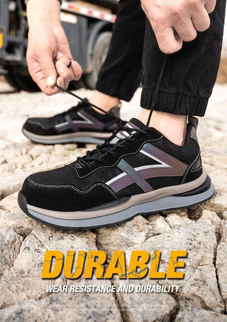 Durable Breathable Safety Shoes - All Season Work Footwear