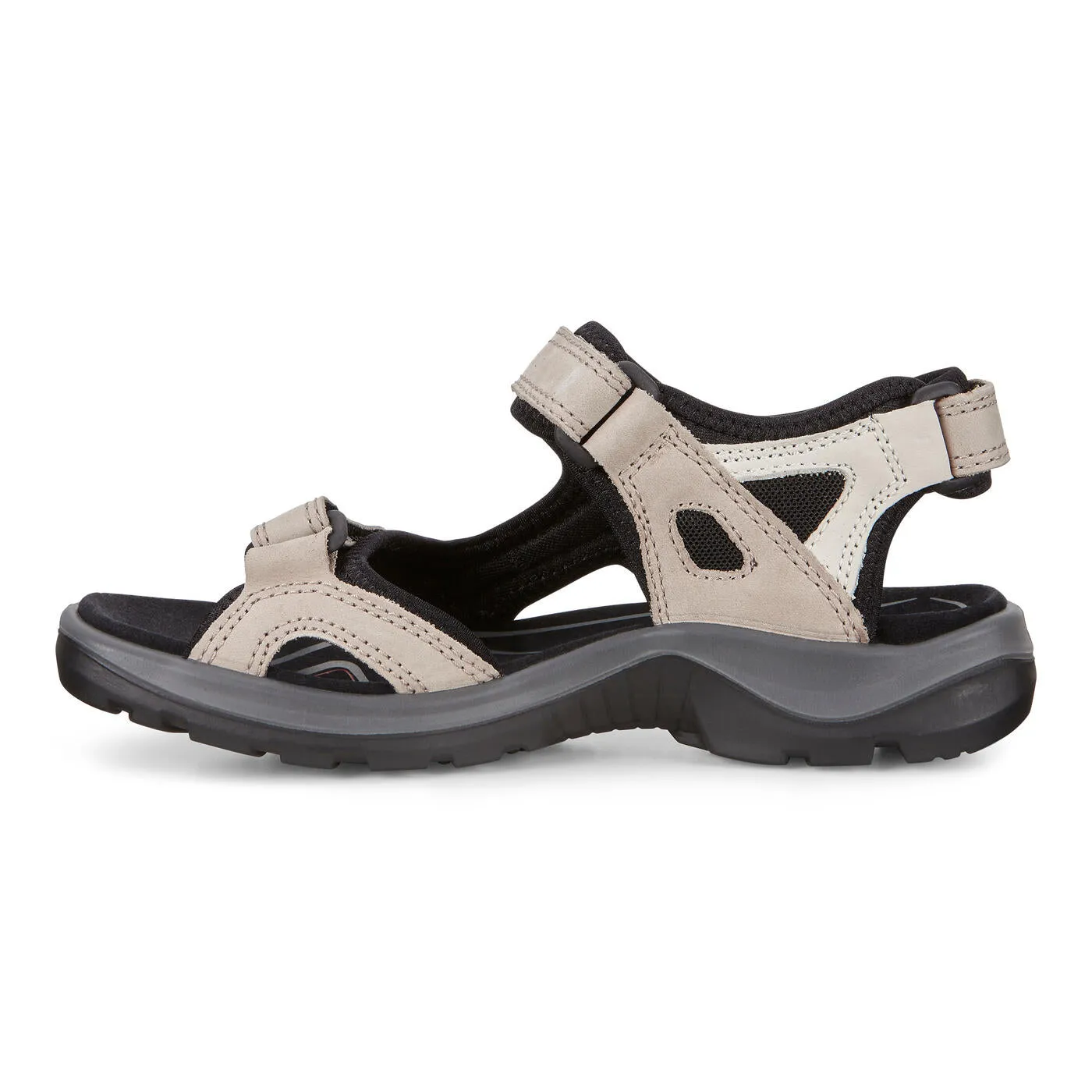 Ecco women's Yucatan Offroad Sandals 069563-54695 atmosphere/ice w./black