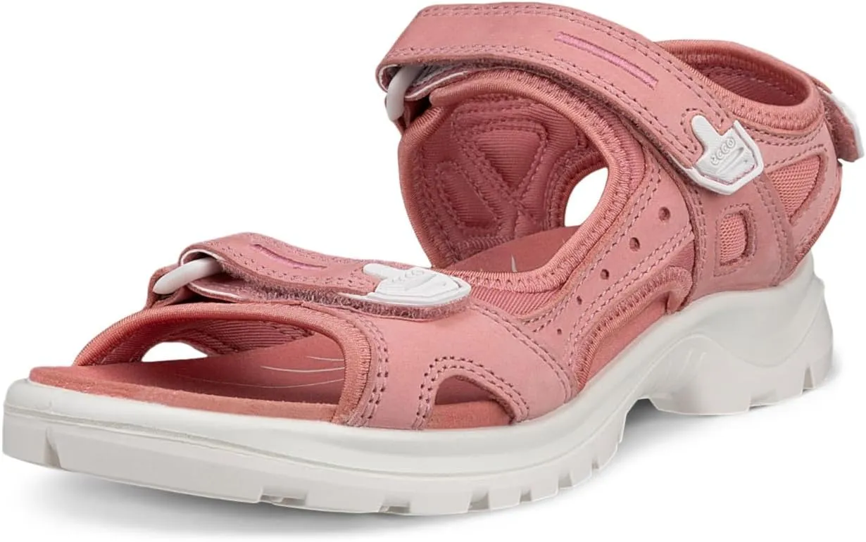ECCO Women's Yucatan Sport Sandal, Old Rose Nubuck, 9-9.5