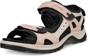 ECCO Women's Yucatan Sport Sandal, Rose DUST Nubuck/Limestone Nubuck, 11-11.5