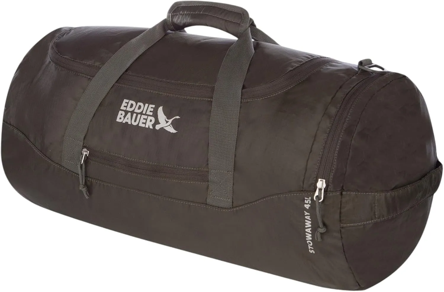 Eddie Bauer Stowaway Packable Duffel Bag | Travel | Foldable | Lightweight | Durable | Ripstop Polyester | 23" Length | 45L Capacity