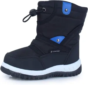 EQUICK Boys Girls Winter Boots Waterproof Lightweight Kid Snow Boots with Fur Outdoor (Toddler/Little Kid/Big Kid)