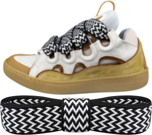 Fat Shoelaces for Lanvin Curb Thick Jumbo Flat Shoe Laces Replacement Sneaker Shoes Stings