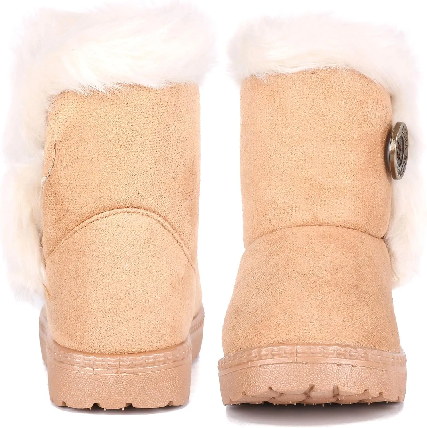 Femizee Girls Boys Warm Winter Boots Kids Outdoor Snow Boots(Toddler/Little Kid)