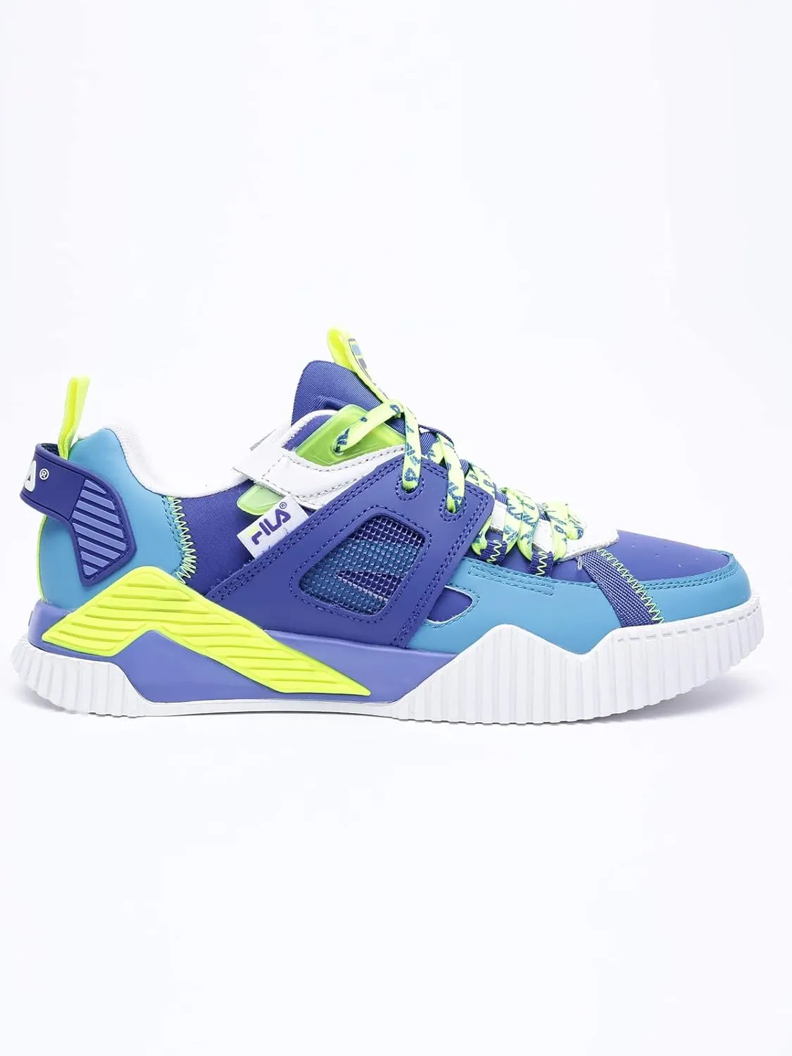 Fila Mens ARO BLU/STW CAGE Mixed Media Shoe 9