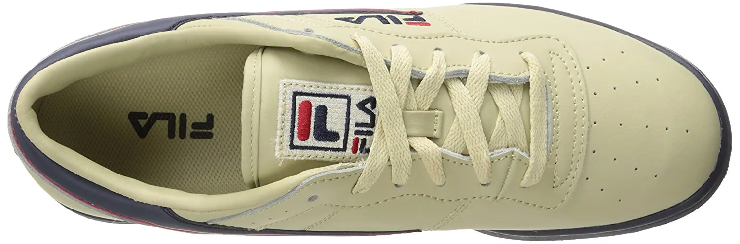 Fila Men's Original Fitness Sneaker,Black-White-Red,14 M US