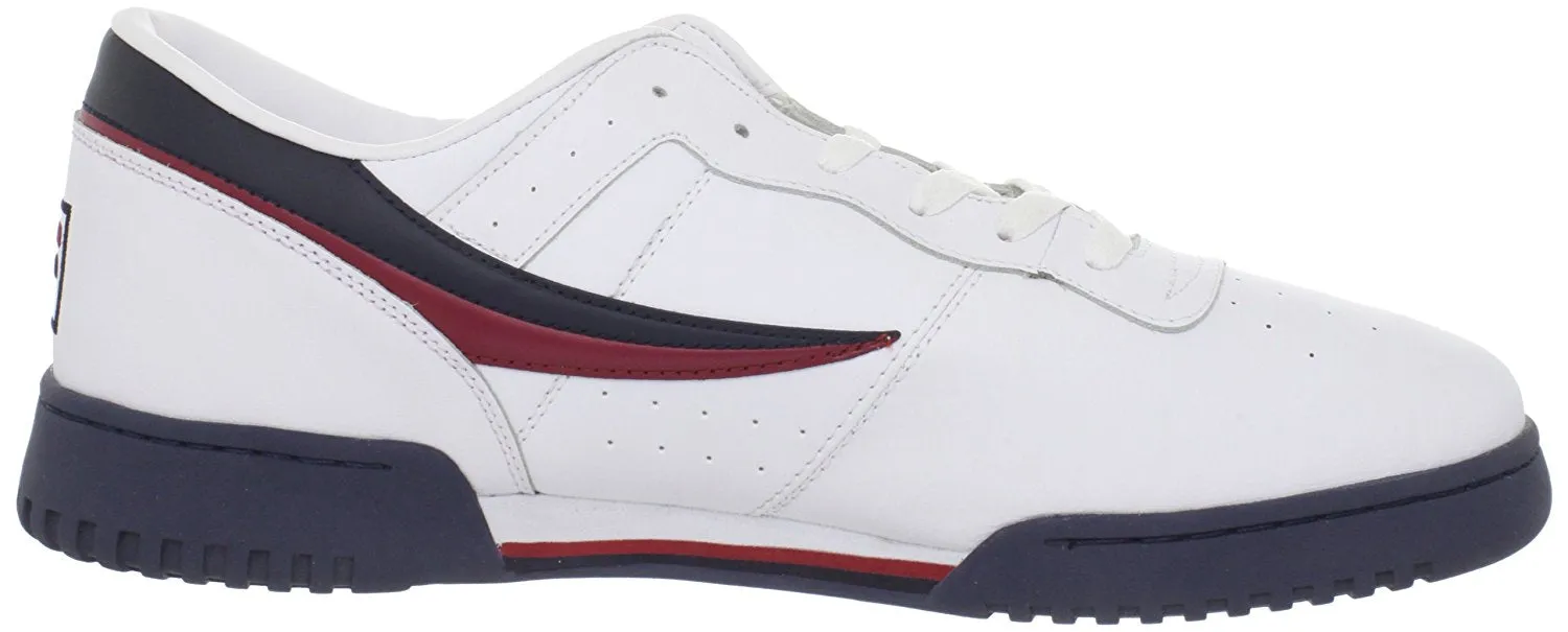 Fila Men's Original Fitness Sneaker,Black-White-Red,14 M US