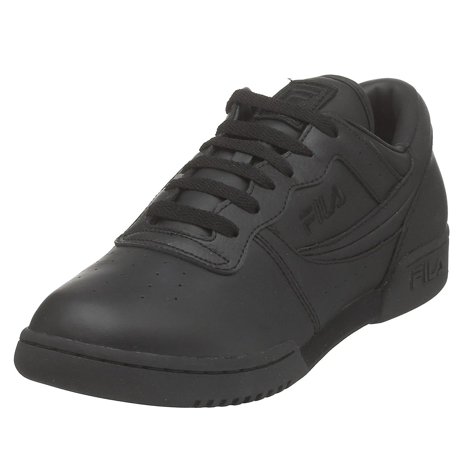 Fila Men's Original Fitness Sneaker,Black-White-Red,14 M US