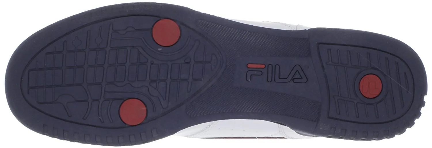 Fila Men's Original Fitness Sneaker,Black-White-Red,14 M US