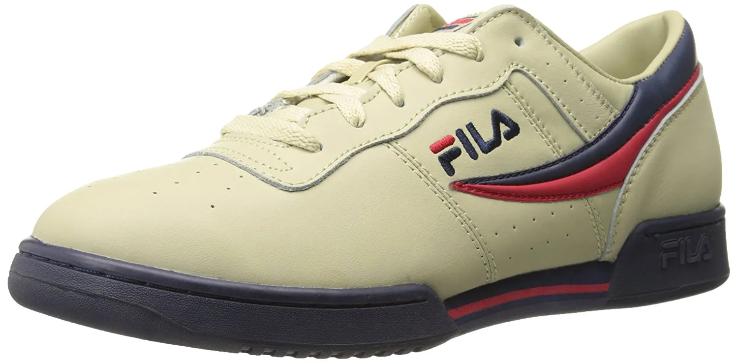 Fila Men's Original Fitness Sneaker,Black-White-Red,14 M US