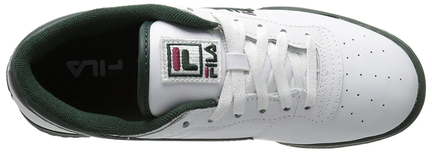 Fila Men's Original Fitness Sneaker,Black-White-Red,14 M US