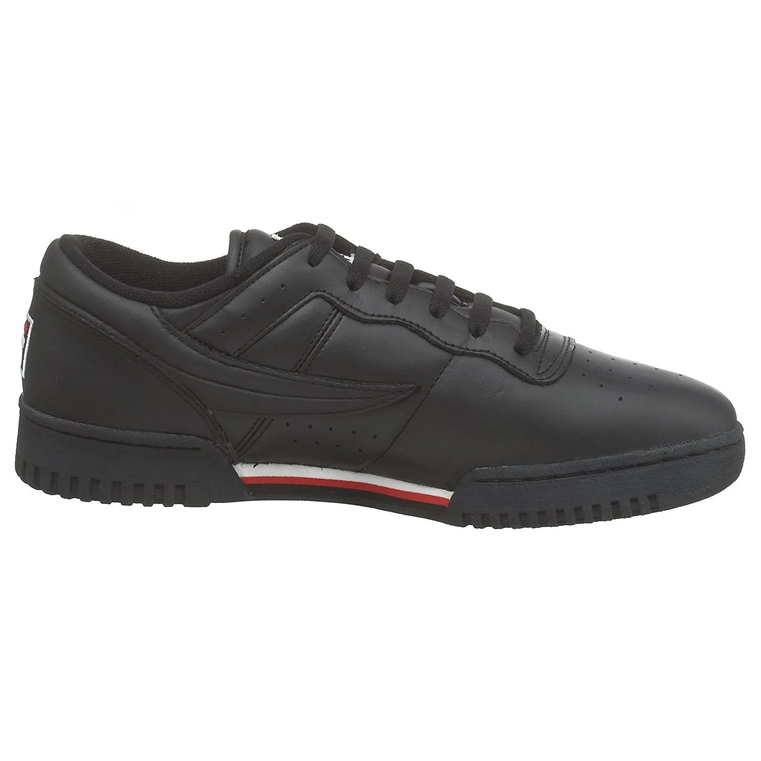 Fila Men's Original Fitness Sneaker,Black-White-Red,14 M US