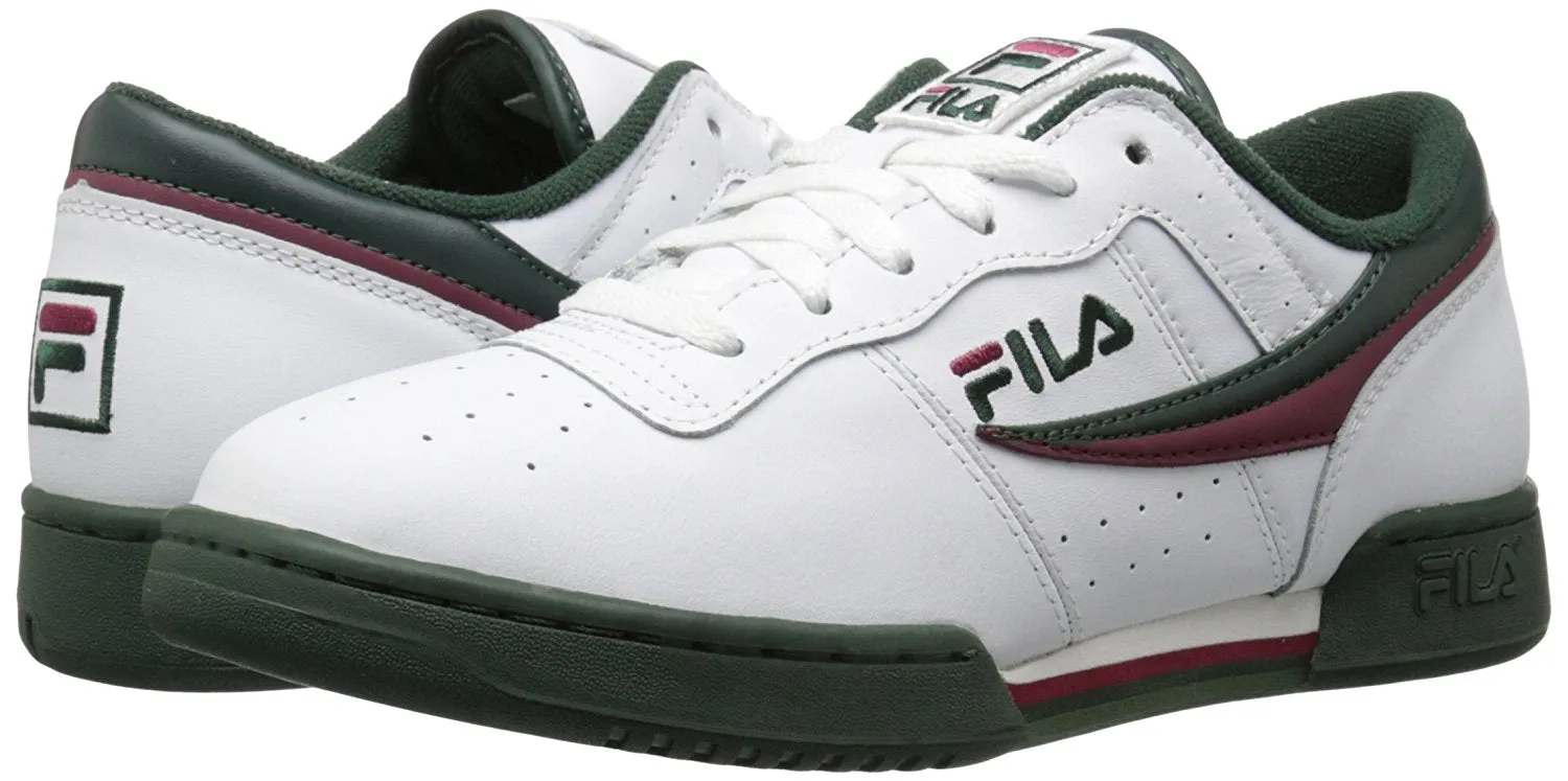 Fila Men's Original Fitness Sneaker,Black-White-Red,14 M US