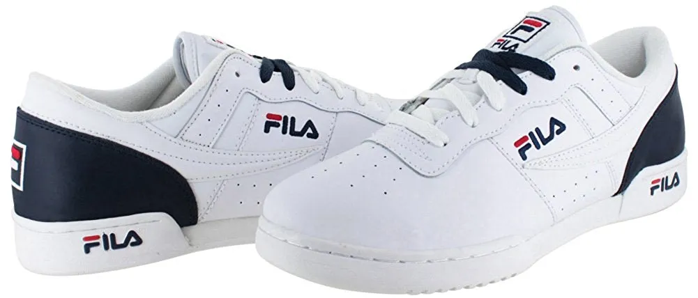 Fila Men's Original Fitness Sneaker,Black-White-Red,14 M US