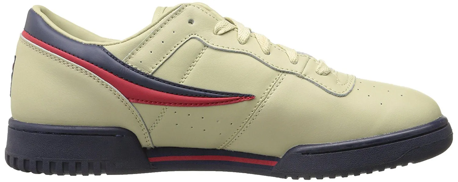 Fila Men's Original Fitness Sneaker,Black-White-Red,14 M US
