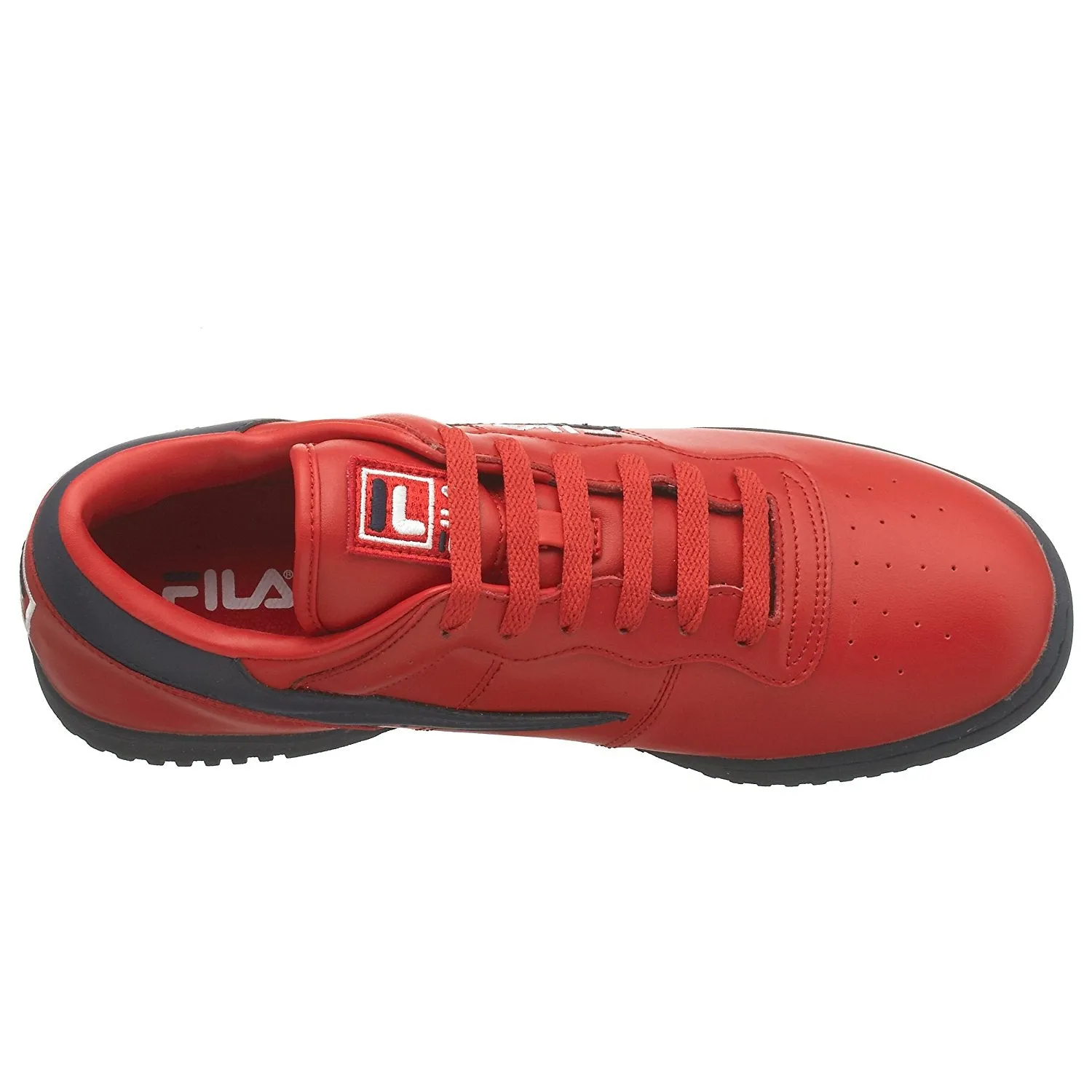 Fila Men's Original Fitness Sneaker,Black-White-Red,14 M US