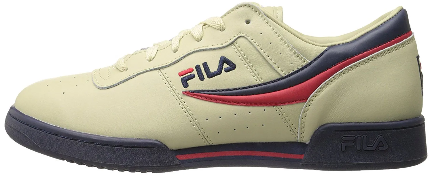 Fila Men's Original Fitness Sneaker,Black-White-Red,14 M US