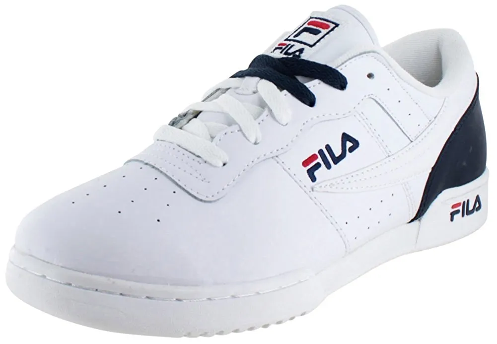 Fila Men's Original Fitness Sneaker,Black-White-Red,14 M US
