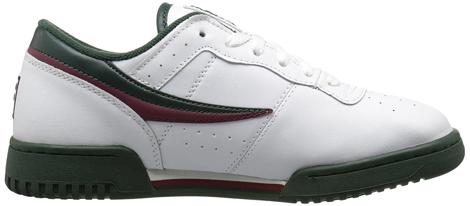 Fila Men's Original Fitness Sneaker,Black-White-Red,14 M US