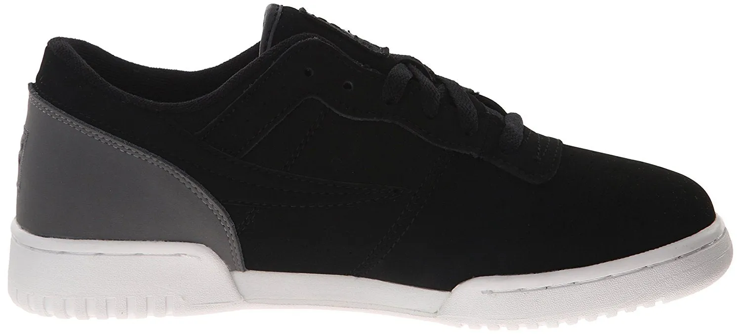 Fila Men's Original Fitness Sneaker,Black-White-Red,14 M US
