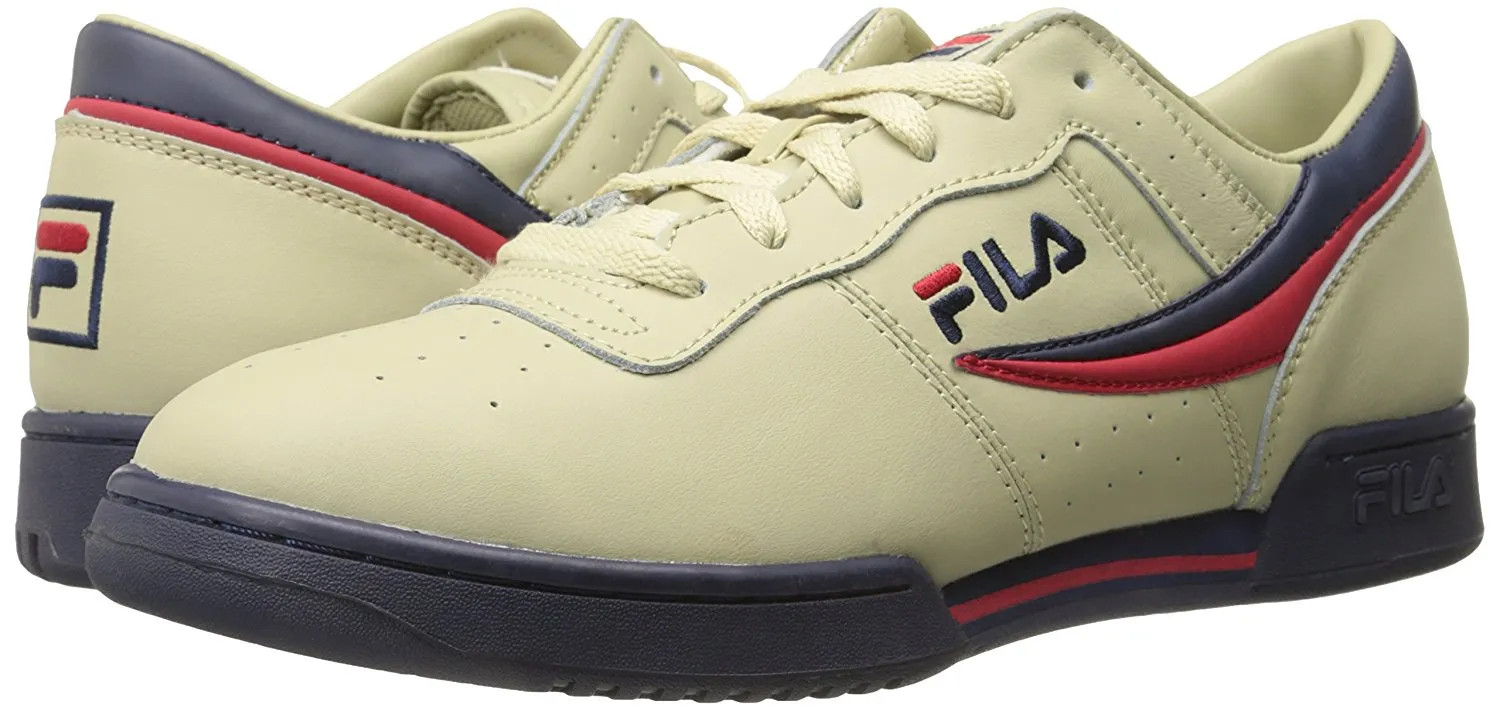 Fila Men's Original Fitness Sneaker,Black-White-Red,14 M US
