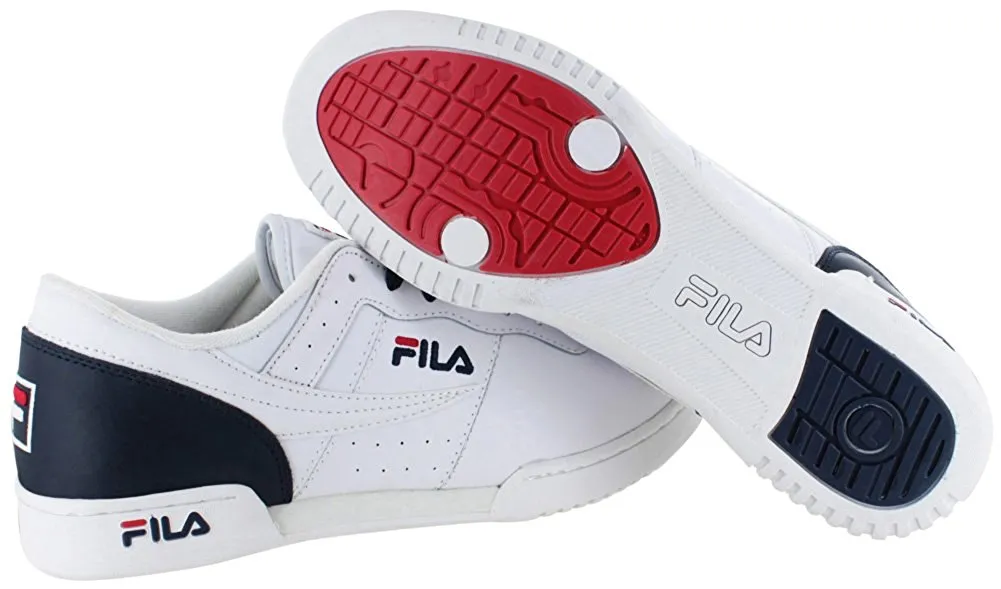 Fila Men's Original Fitness Sneaker,Black-White-Red,14 M US