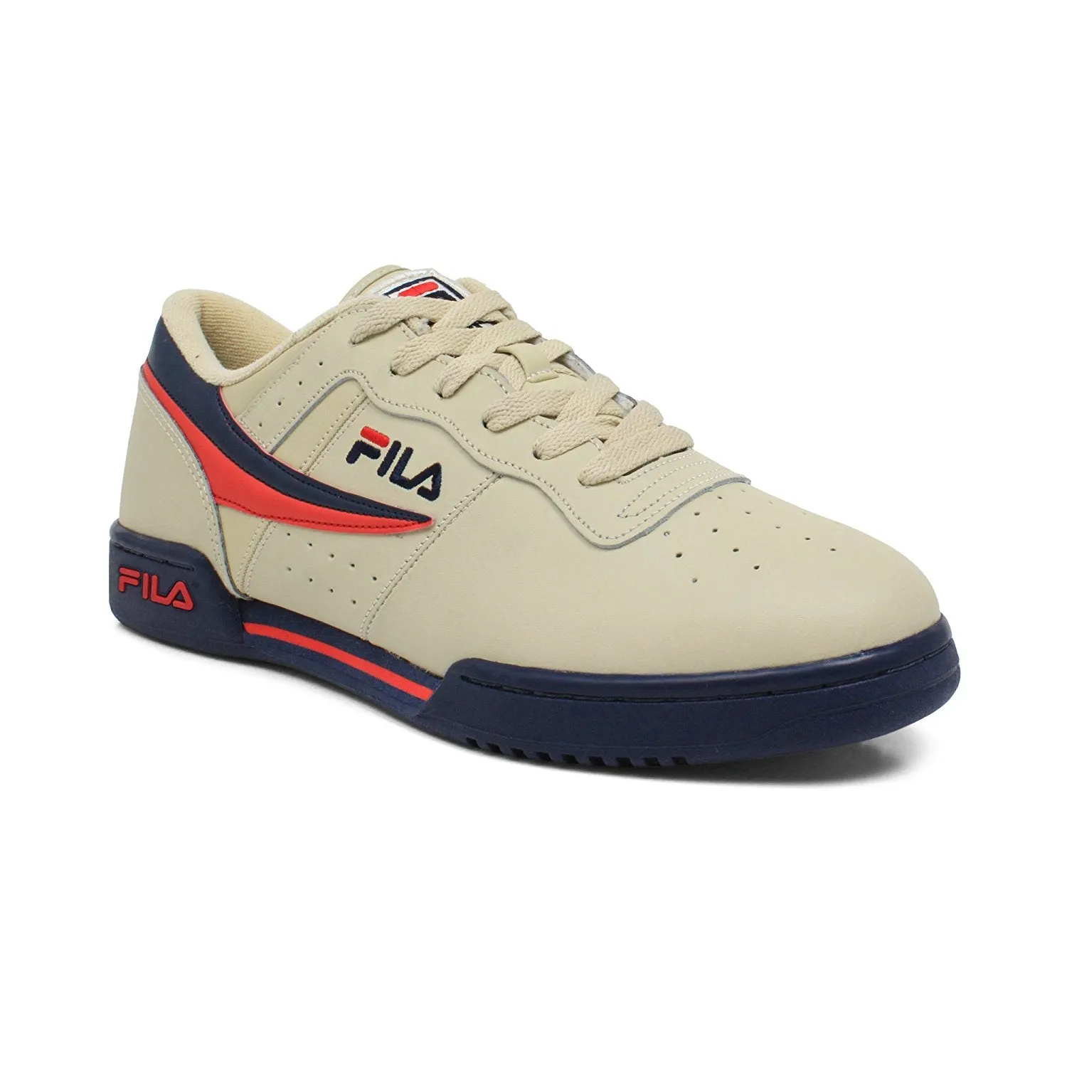 Fila Men's Original Fitness Sneaker,Black-White-Red,14 M US