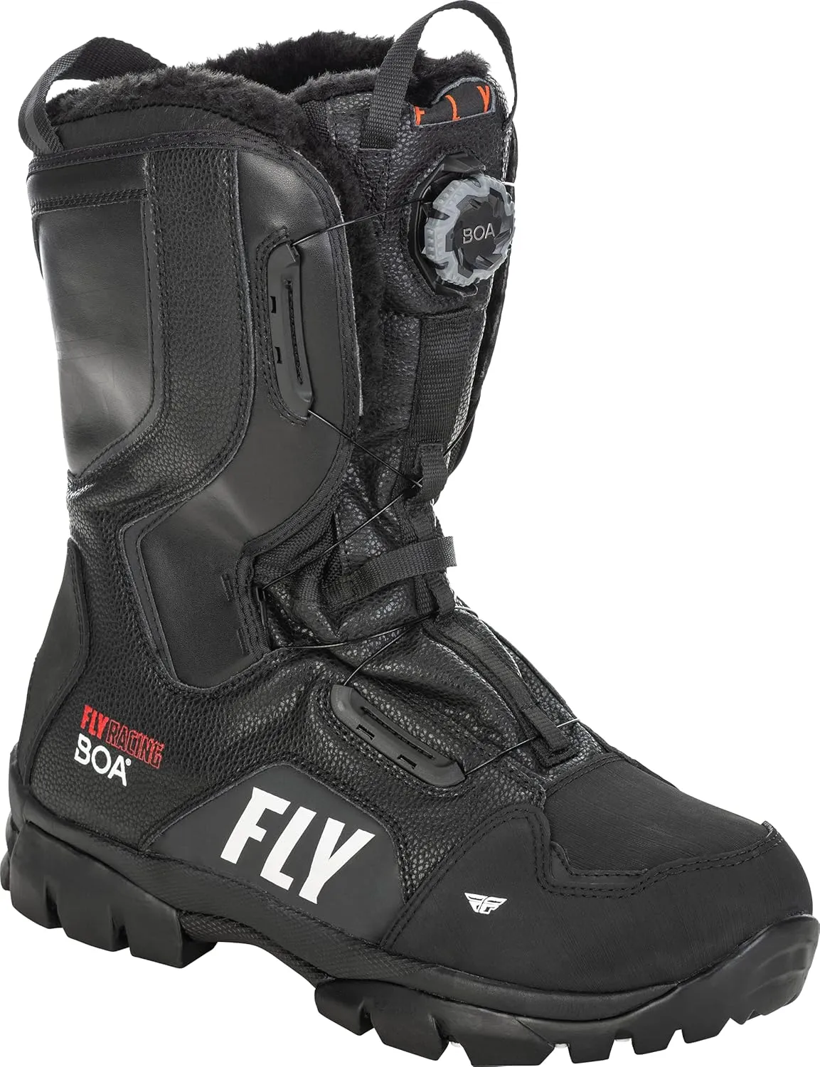 Fly Racing Marker BOA Snow Boot (Black, 9)