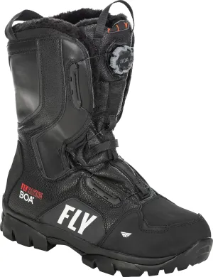Fly Racing Marker BOA Snow Boot (Black, 9)