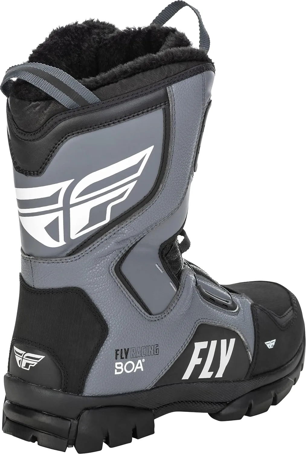 Fly Racing Marker BOA Snow Boot (Black/Grey, 14)