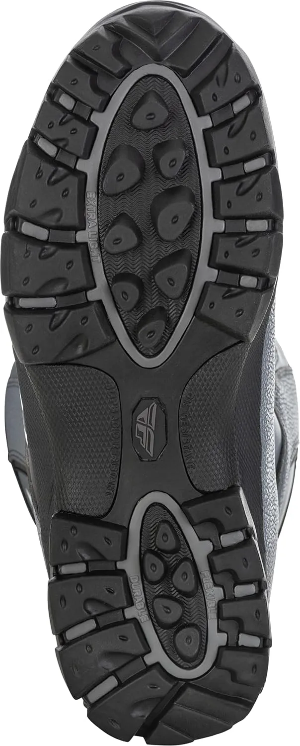 Fly Racing Marker BOA Snow Boot (Black/Grey, 8)