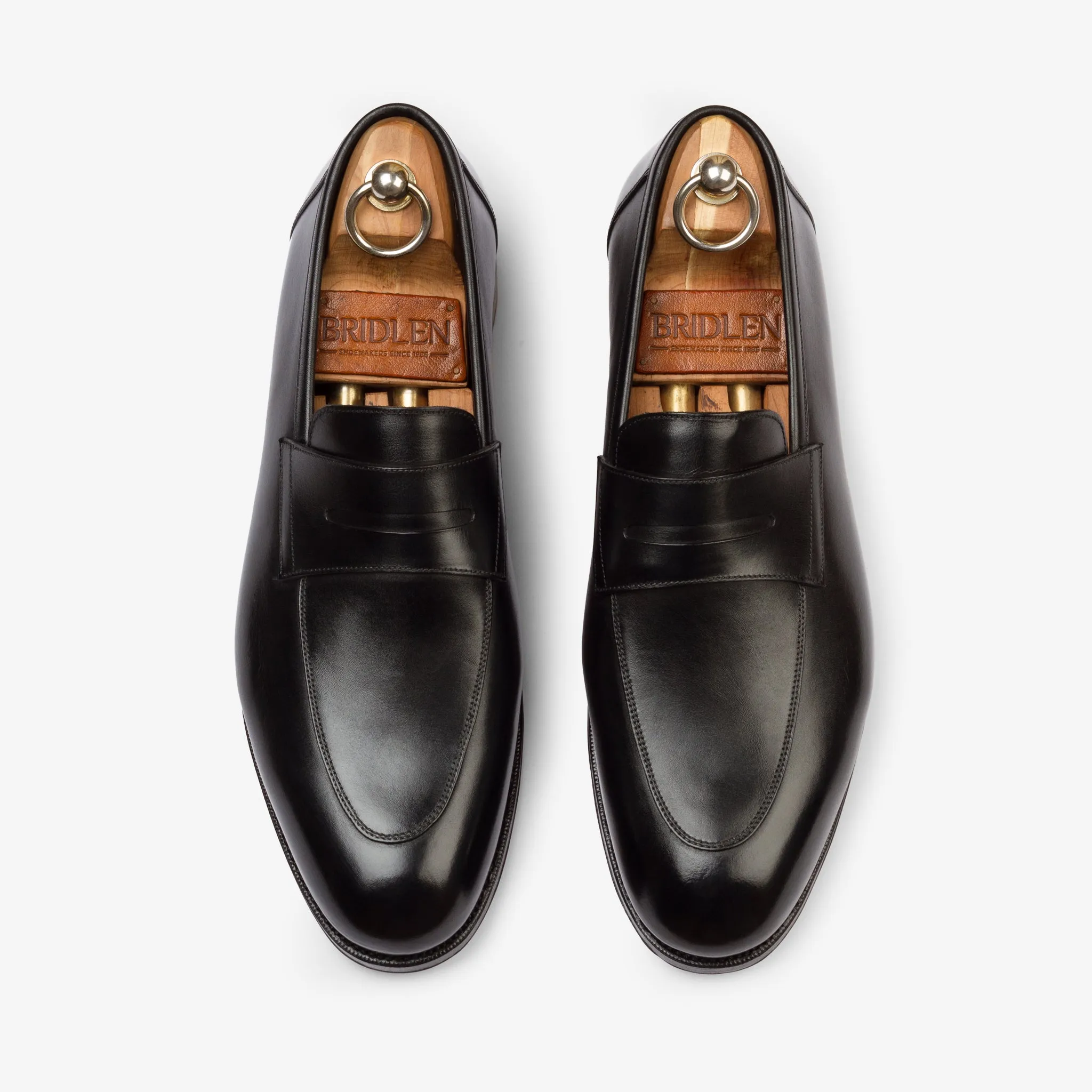 Folded Penny Loafer - Black - Rufer Last
