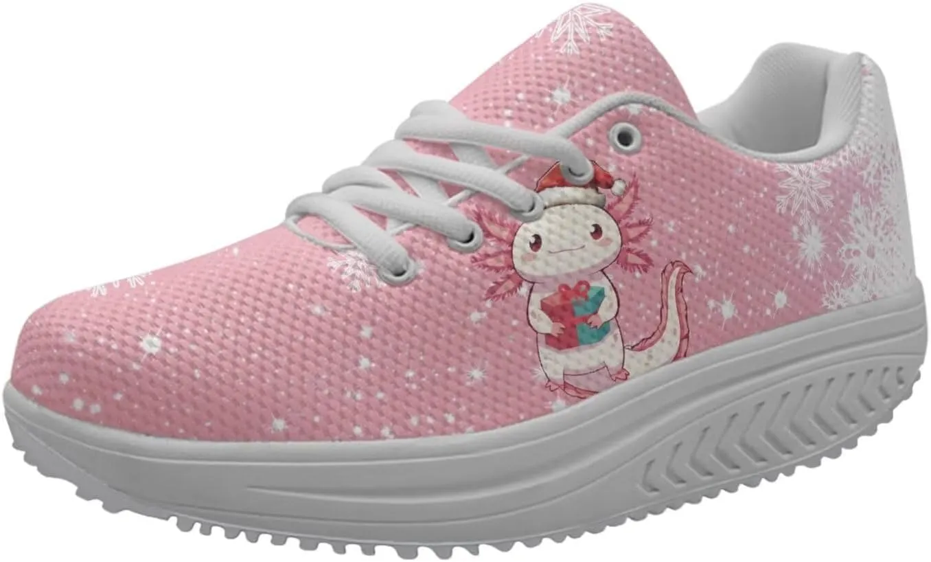 FOR U DESIGNS Fashion Women's Swing Strength Fitness Walking Sneaker Platform Shoes