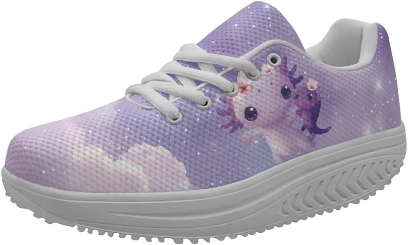 FOR U DESIGNS Fashion Women's Swing Strength Fitness Walking Sneaker Platform Shoes