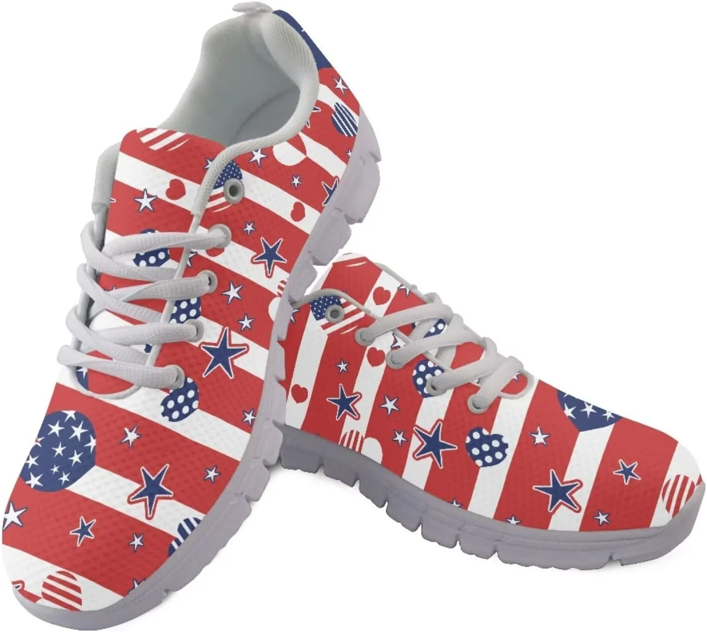 Forchrinse Cute Jean Cat with Green Eyes Women's Walking Running Shoes Slip on Easy Sneaker Sports Causal Athletic Shoes