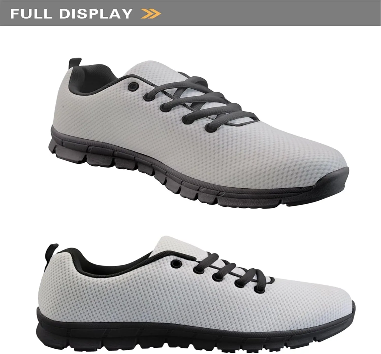 Forchrinse Cute Jean Cat with Green Eyes Women's Walking Running Shoes Slip on Easy Sneaker Sports Causal Athletic Shoes