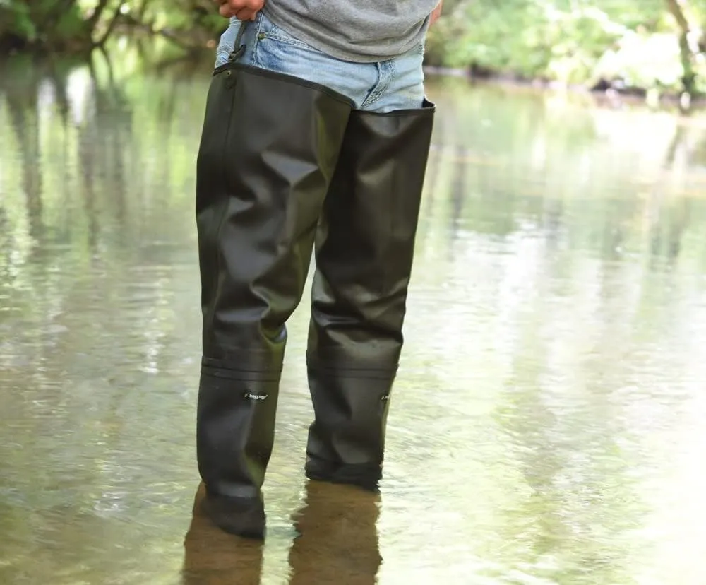 FROGG TOGGS Rana II Waterproof PVC Fishing Bootfoot Hip Wader for Fishing