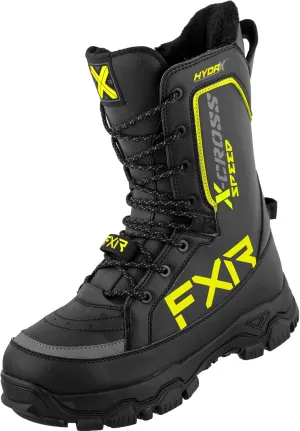 FXR X-Cross Speed Boot 2025 (Black/Hi-Vis - M5/W7)