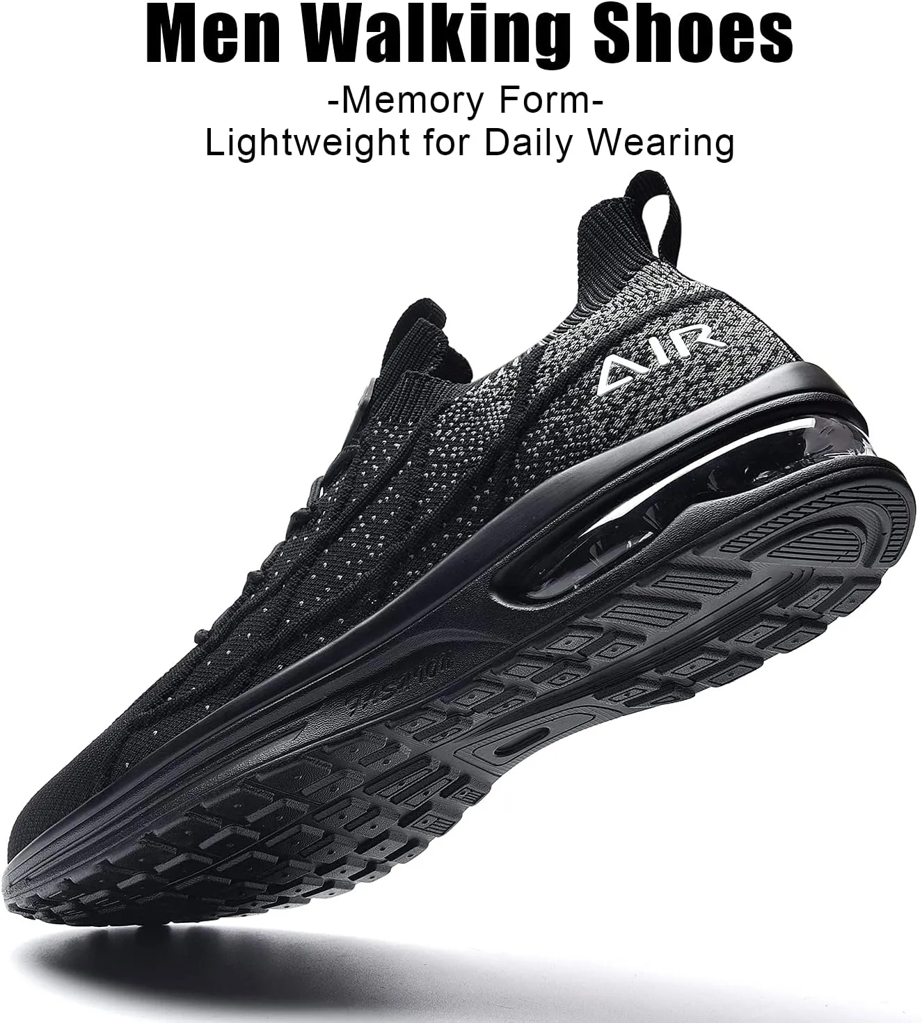 GANNOU Men's Air Athletic Running Shoes Fashion Sport Gym Jogging Tennis Fitness Sneaker (US 7-12.5)