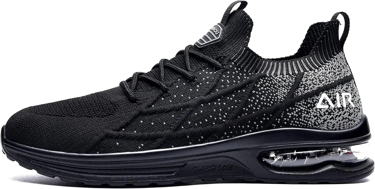 GANNOU Men's Air Athletic Running Shoes Fashion Sport Gym Jogging Tennis Fitness Sneaker (US 7-12.5)