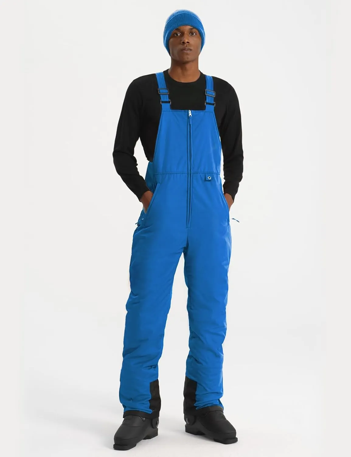 GEMYSE Men's Insulated Waterproof Ski Bib Overalls Winter Snowboarding Pants