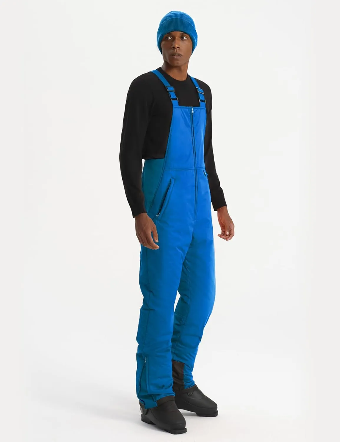 GEMYSE Men's Insulated Waterproof Ski Bib Overalls Winter Snowboarding Pants
