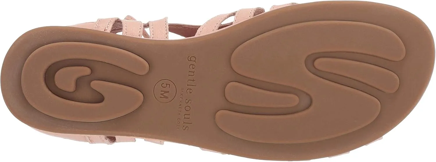 Gentle Souls Women's Break My Heart 3 Gladiator Sandal, Gold